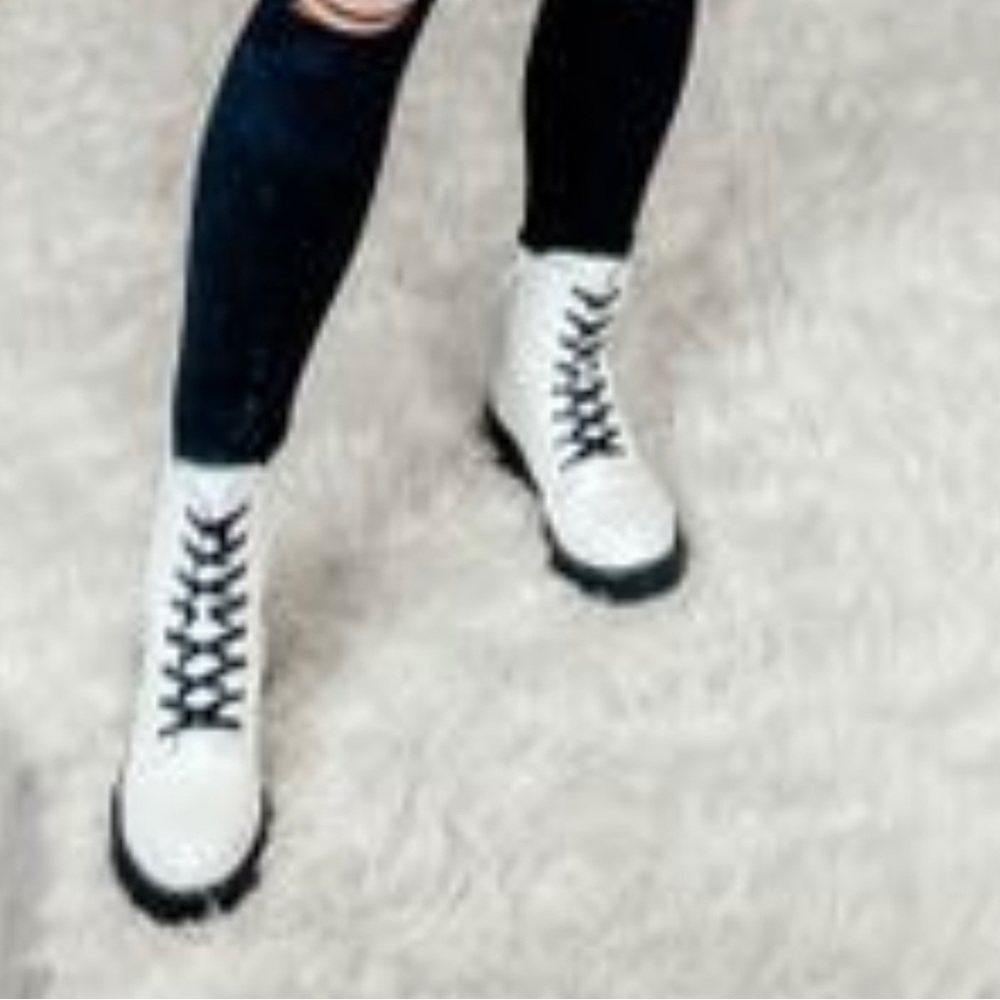 Doc Martins (White) size 8 Brand new!